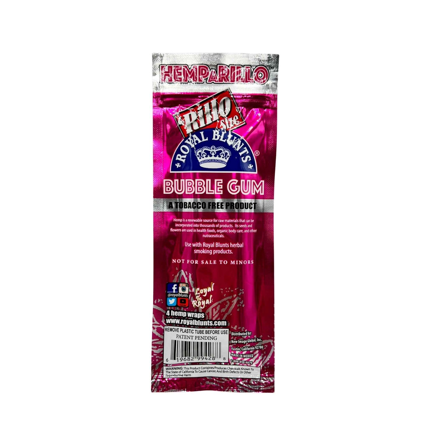 Blunt au chanvre Hemparillo x4 - Bubblegum (image 2)