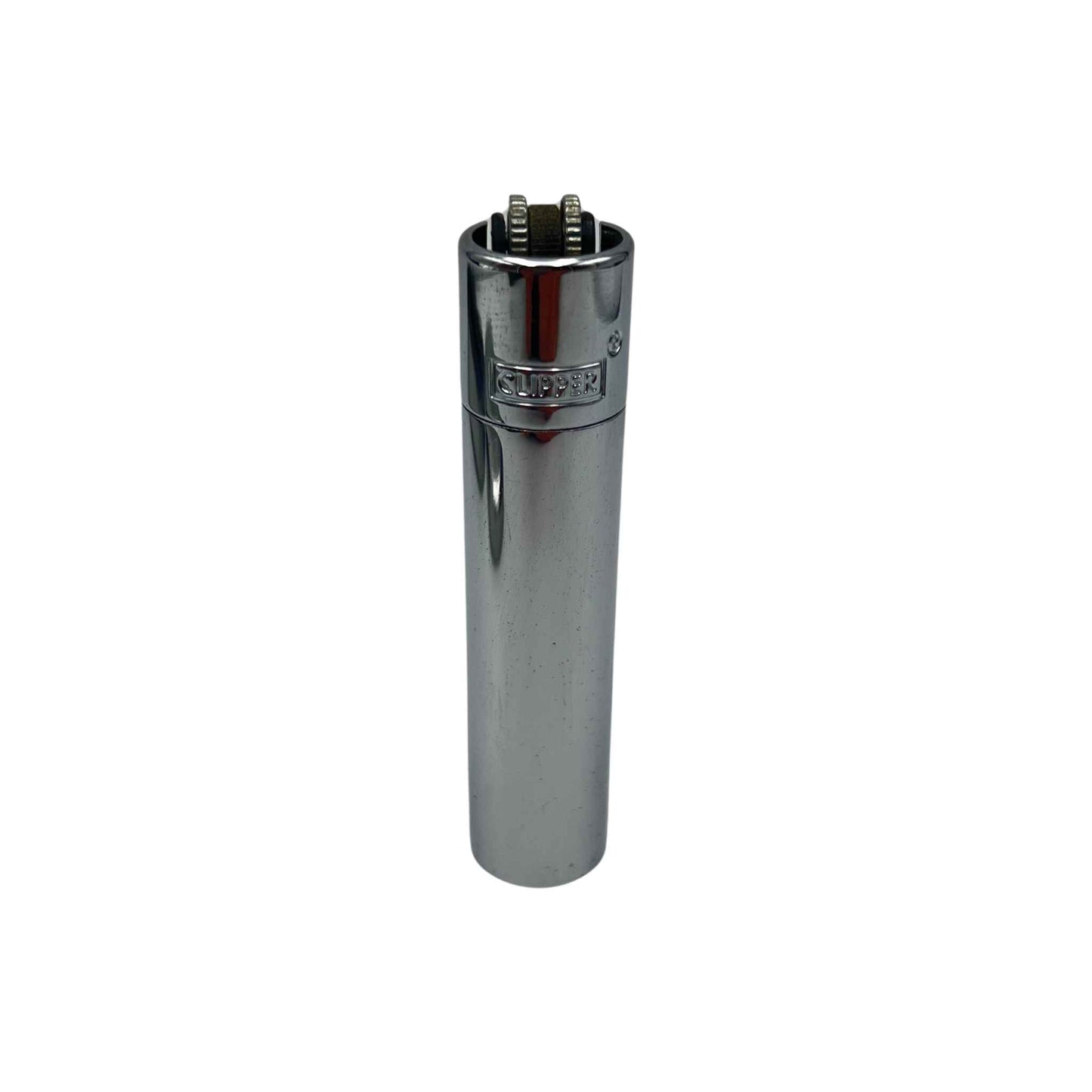 Briquet Clipper en métal - Argent (image 1)