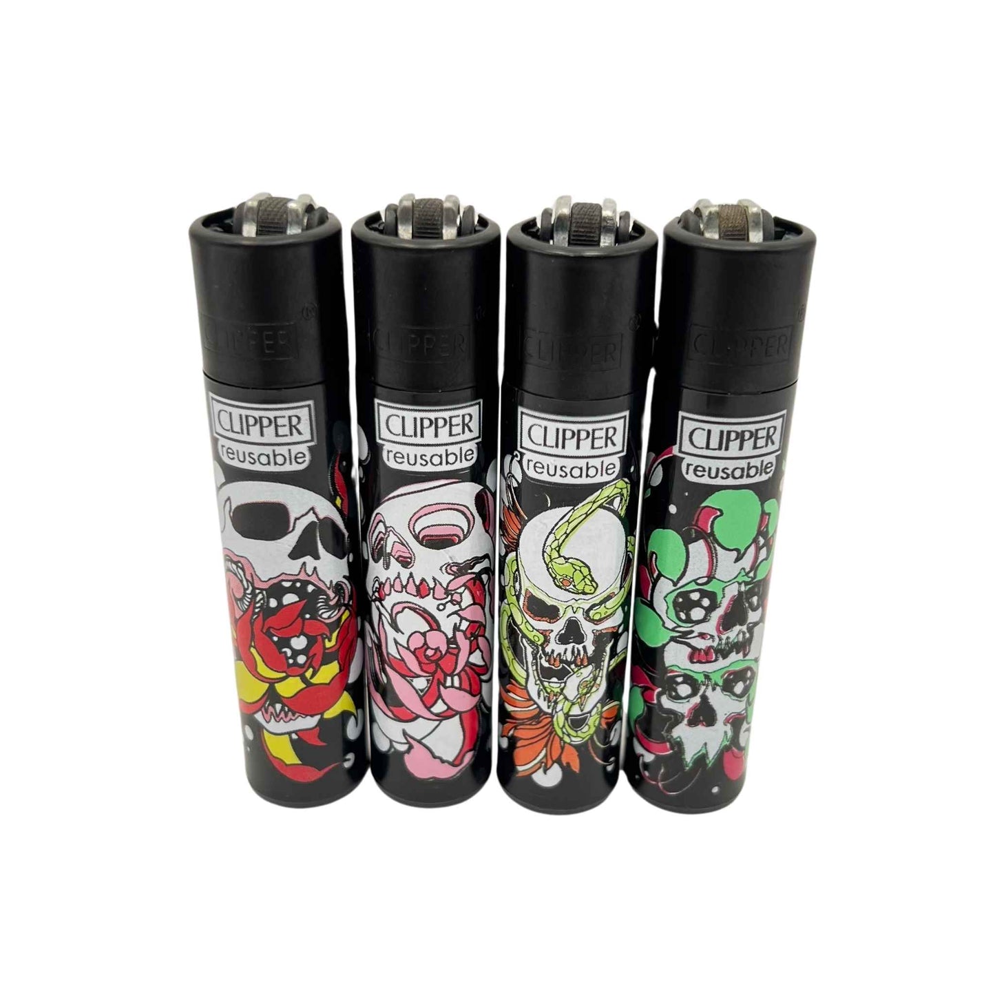 Briquet Clipper - Skull'n Flowers (image 5)