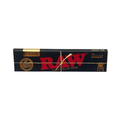 Feuille à rouler slim - RAW Black (image 1)