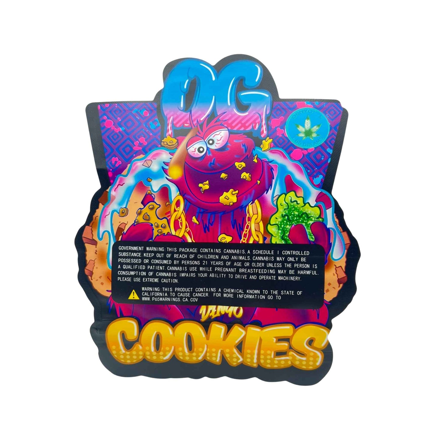 Sachet ZIP 15 x 13 cm - OG Cookies (image 2)