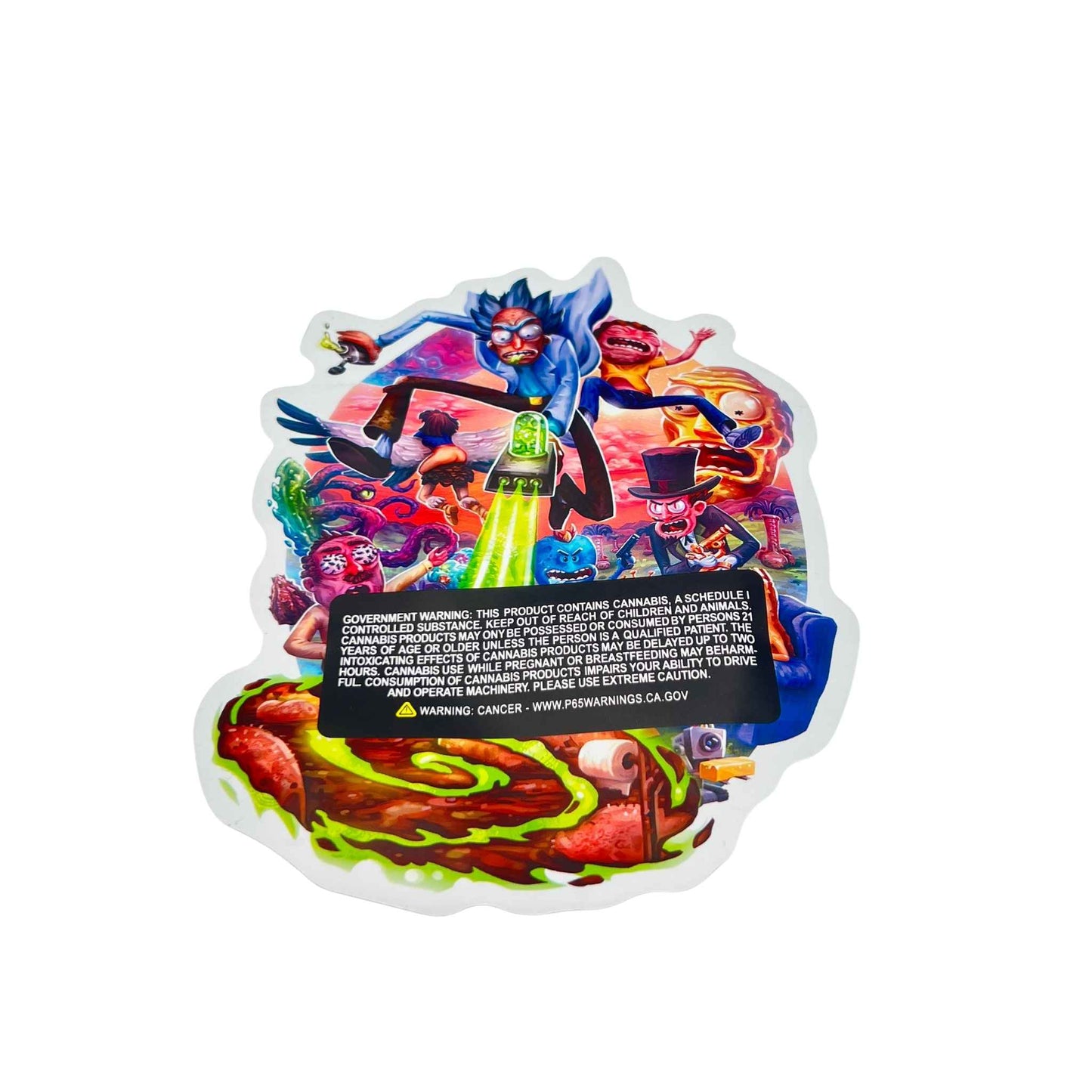Sachet ZIP 15 x 12 cm - Rick et Morty Universe