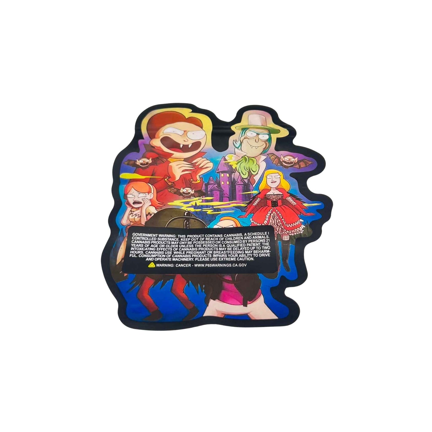 Sachet ZIP 15 x 12 cm - Rick et Morty Vampire (image 2)