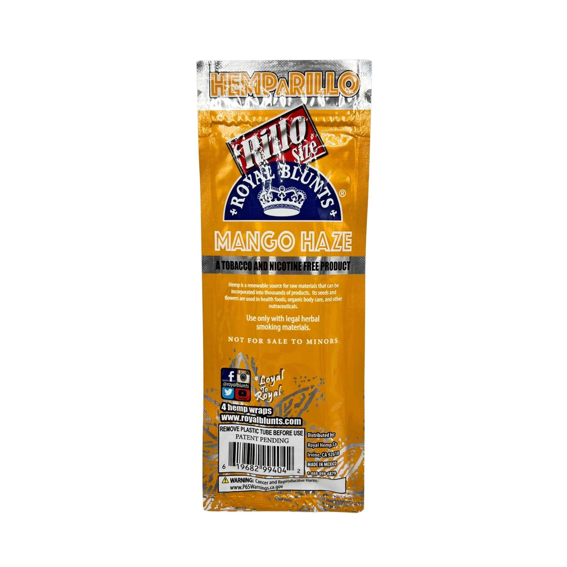 Blunt au chanvre Hemparillo x4 - Mango Haze (image 2)