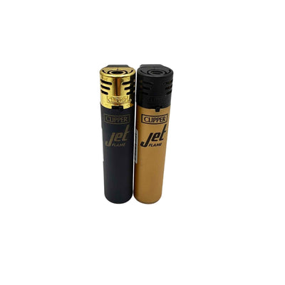Briquet Clipper jet - Black & Gold (image 1)