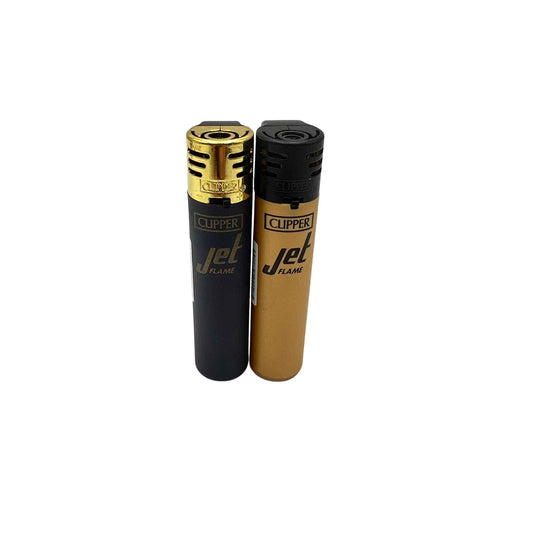 Briquet Clipper jet - Black & Gold (image 1)