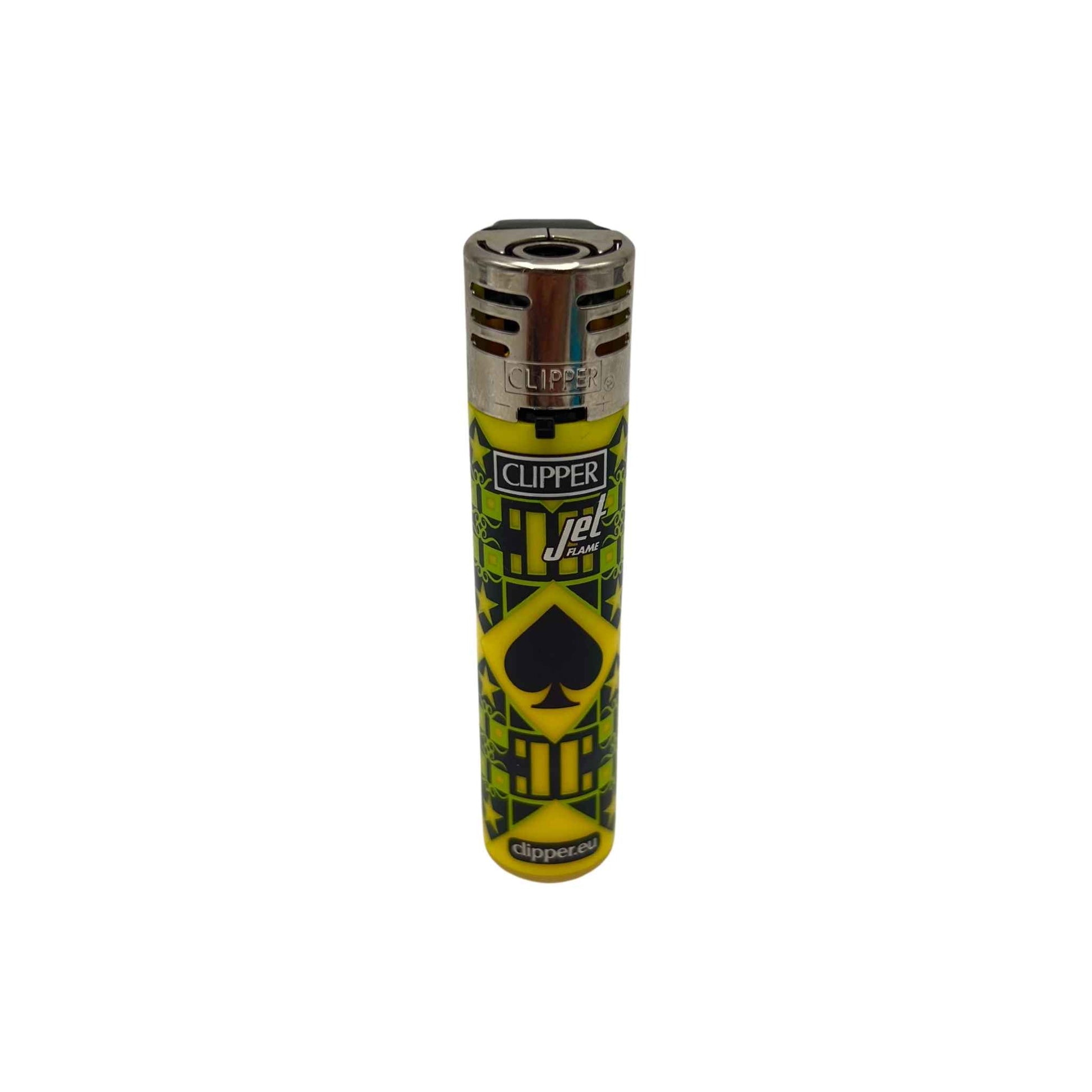 Briquet Clipper jet - Poker (image 1)
