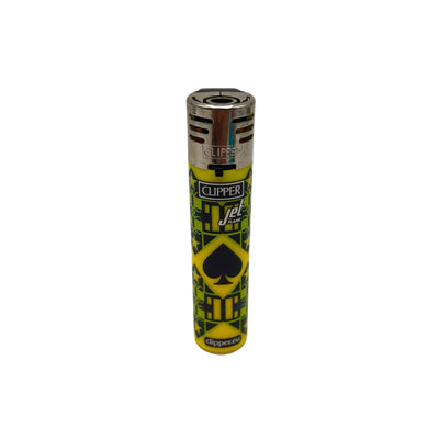 Briquet Clipper jet - Poker (image 1)