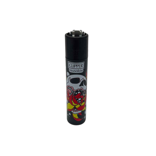 Briquet Clipper - Skull'n Flowers (image 1)