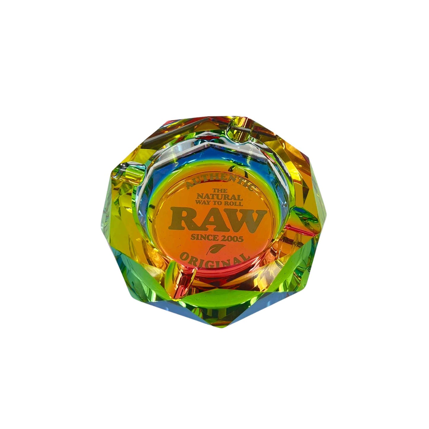 Cendrier en verre - RAW Rainbow (image 1)