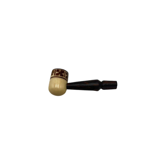 Eco pipe blanche faite main (image 1)