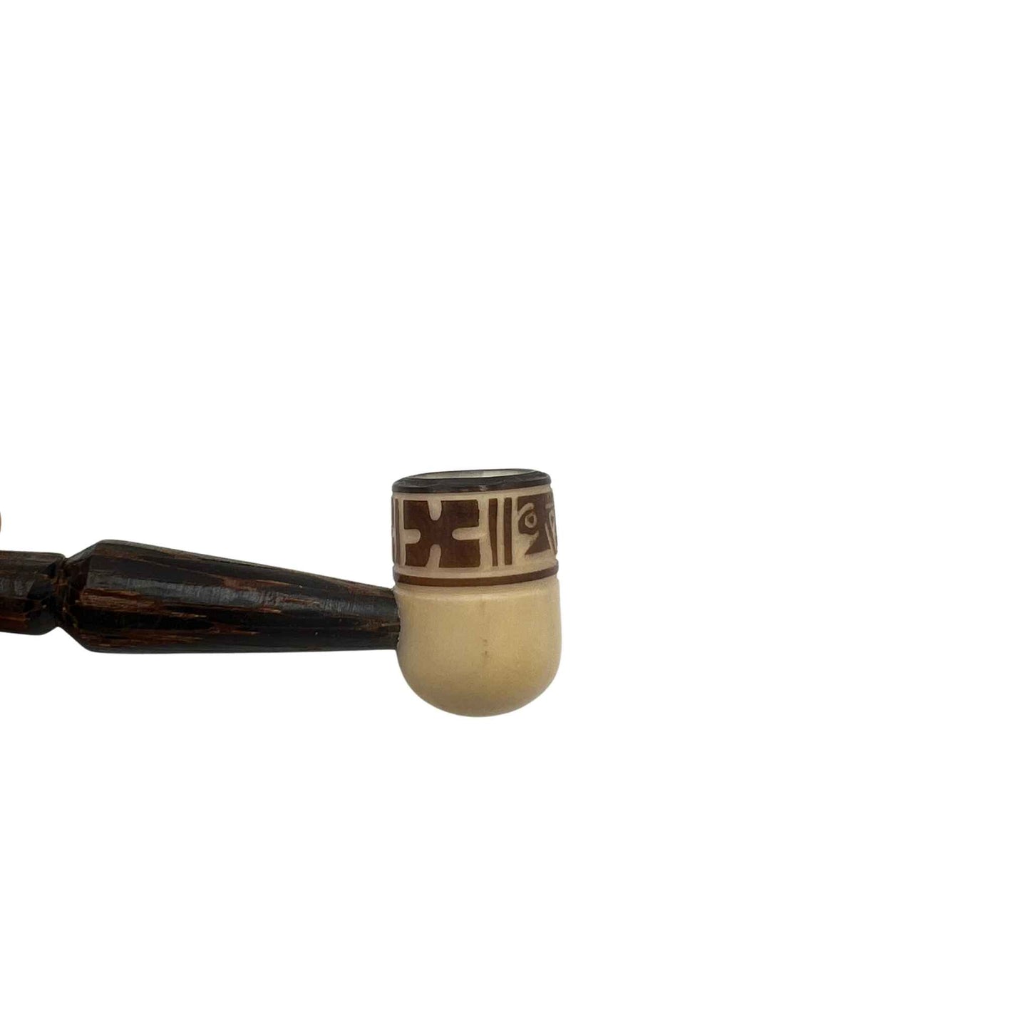 Eco pipe blanche faite main (image 3)