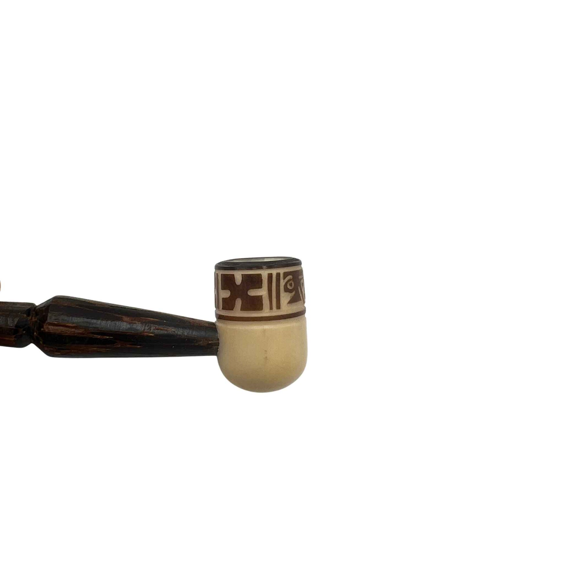 Eco pipe blanche faite main (image 3)