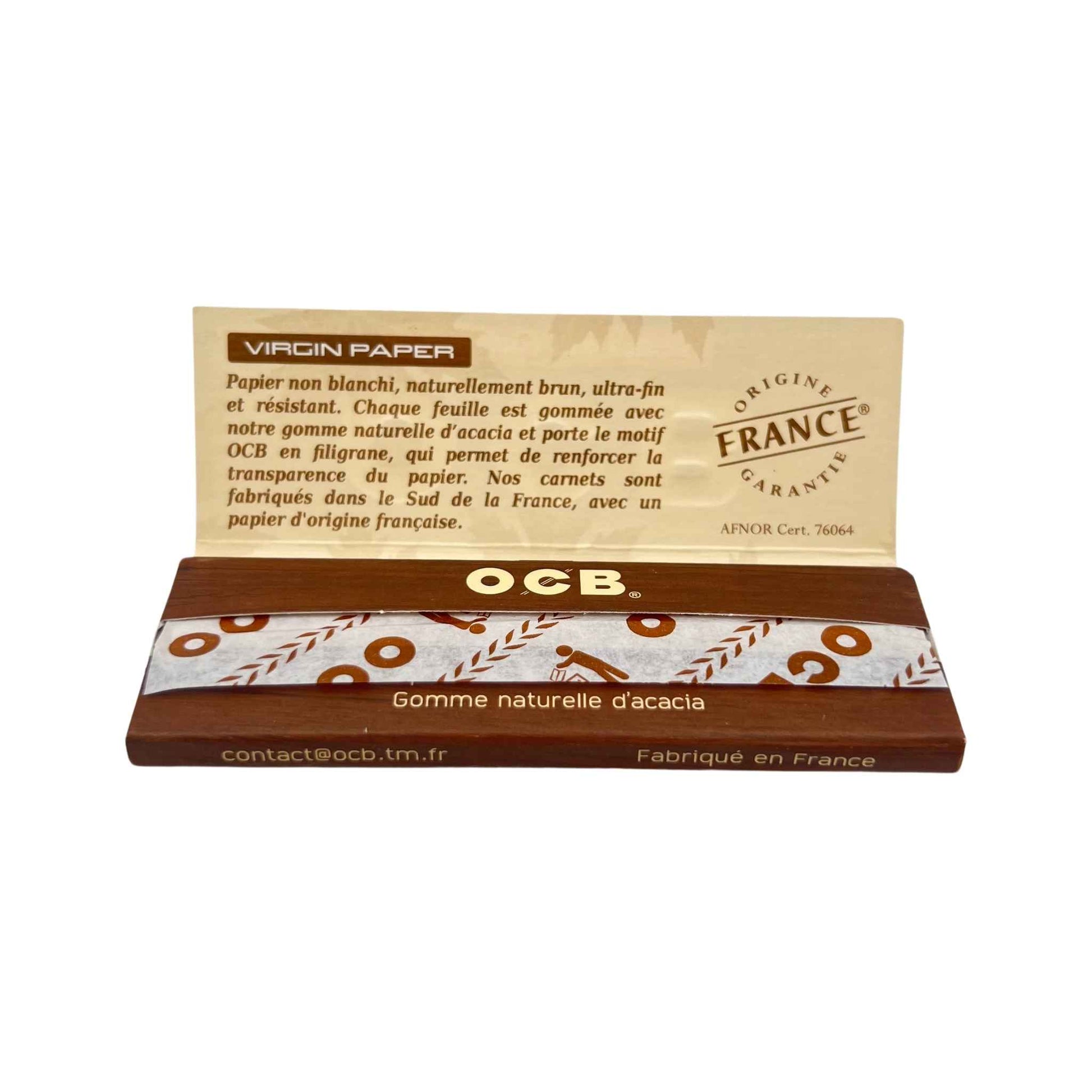 Feuille à rouler 1 1/4 - OCB Virgin (image 2)