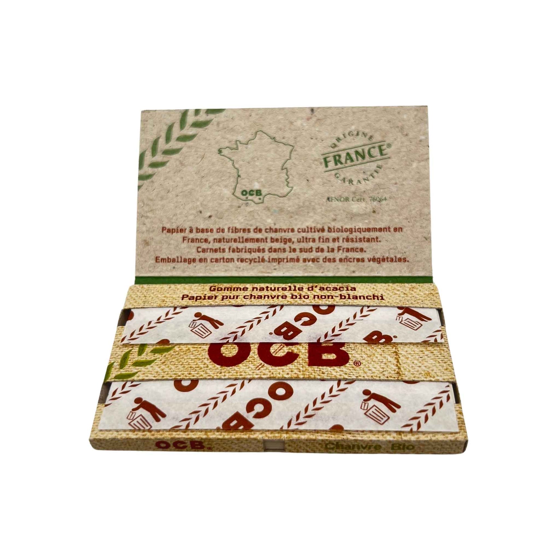 Feuille à rouler regular - OCB Chanvre Bio (image 2)