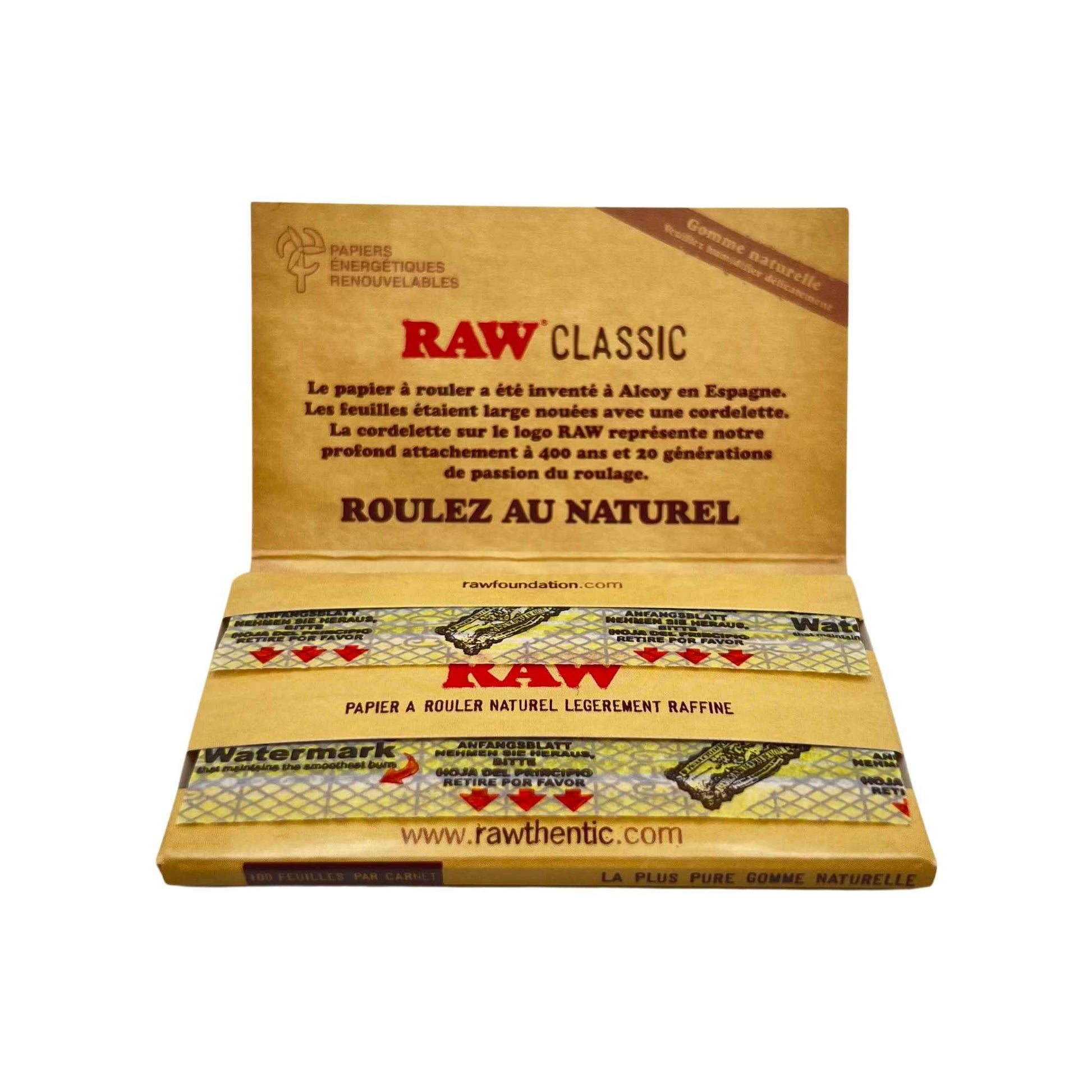 Feuille à rouler regular - RAW (image 2)