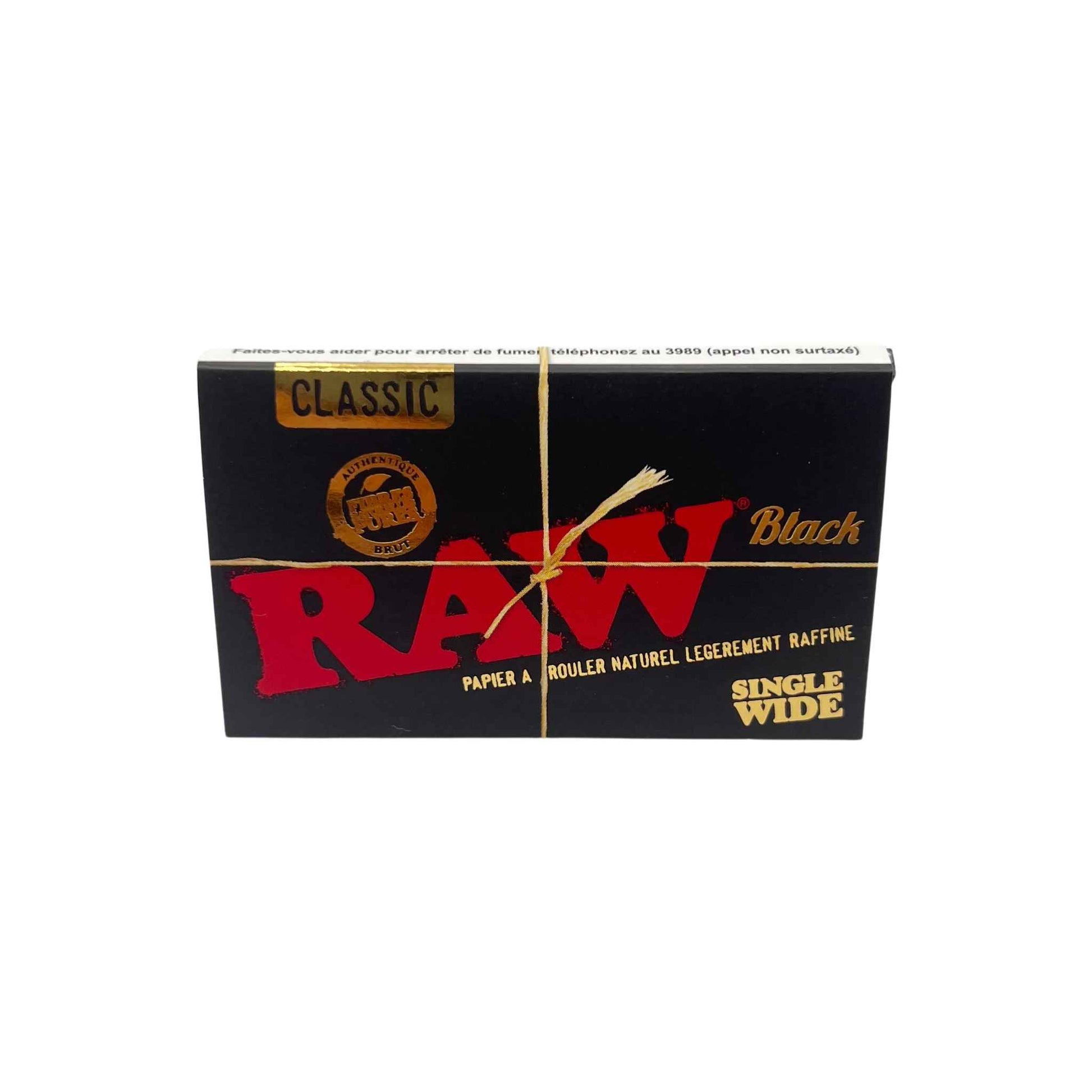 Feuille à rouler regular - RAW Black (image 1)