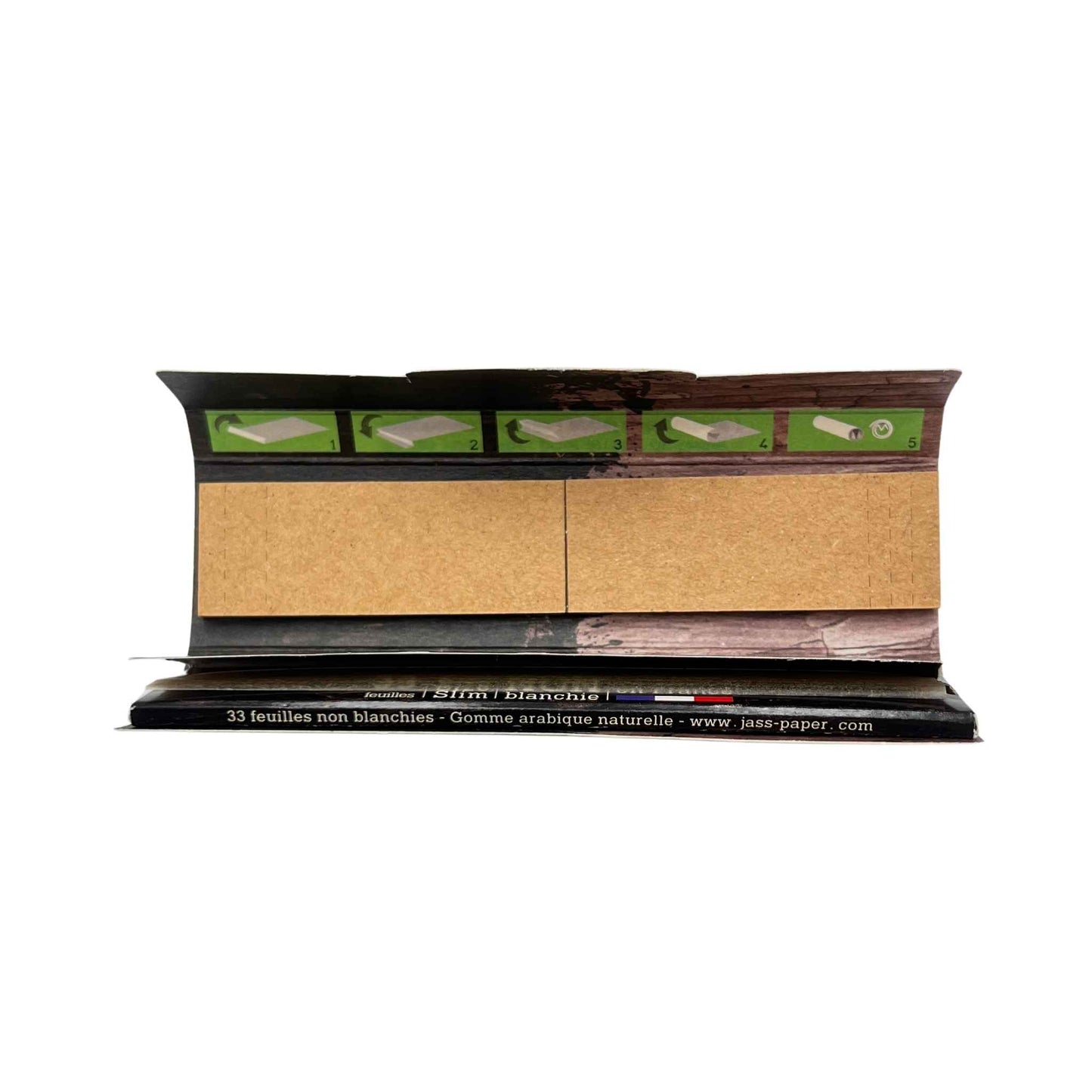 Feuille à rouler slim 2 en 1 - JASS brown (image 2)