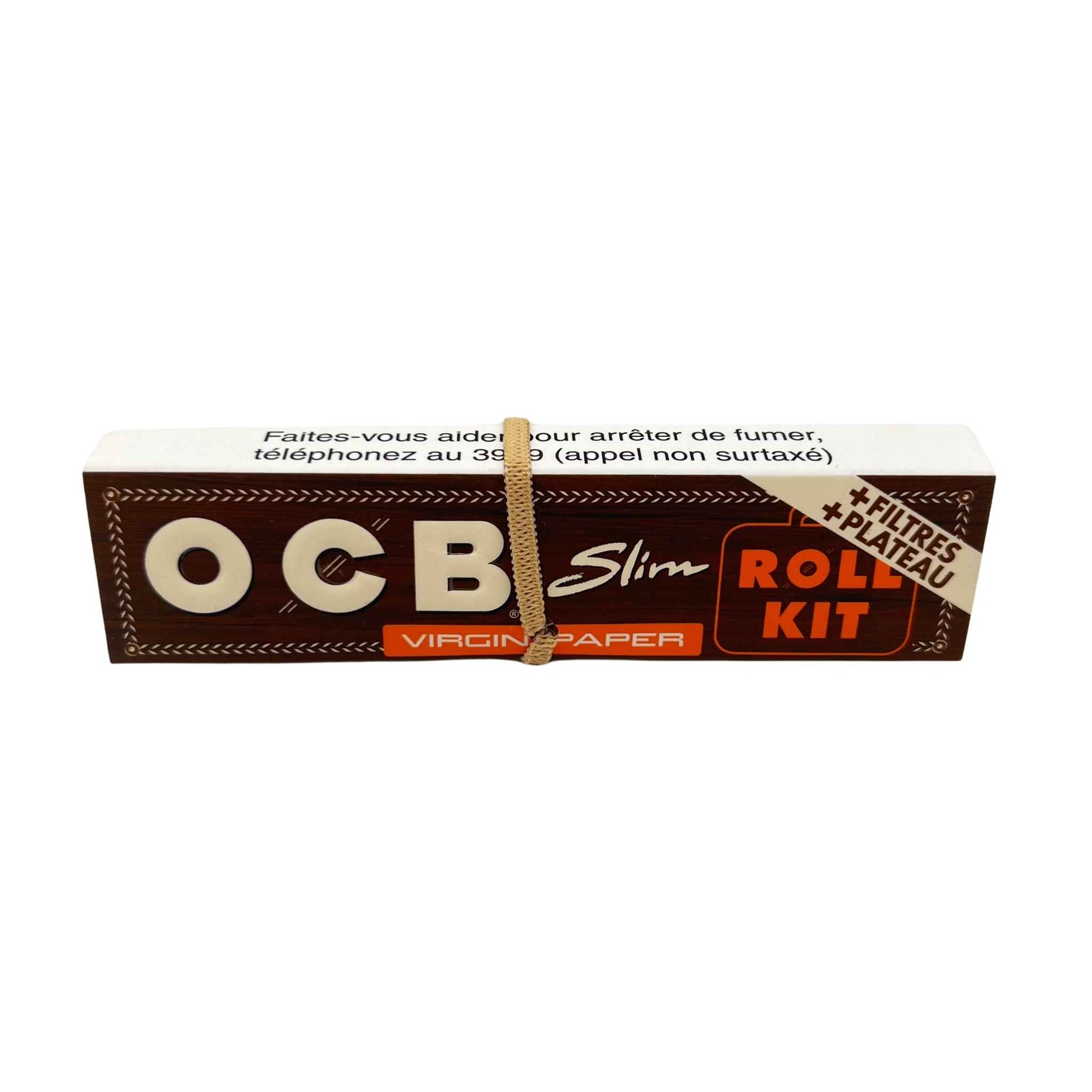 Feuille à rouler slim avec cartons et support de roulage - OCB Virgin (image 1)