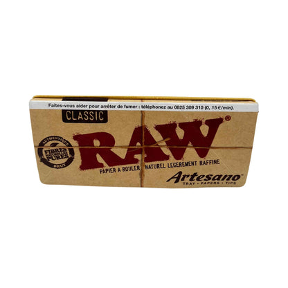 Feuille à rouler slim avec cartons et support de roulage - RAW Artesano (image 1)