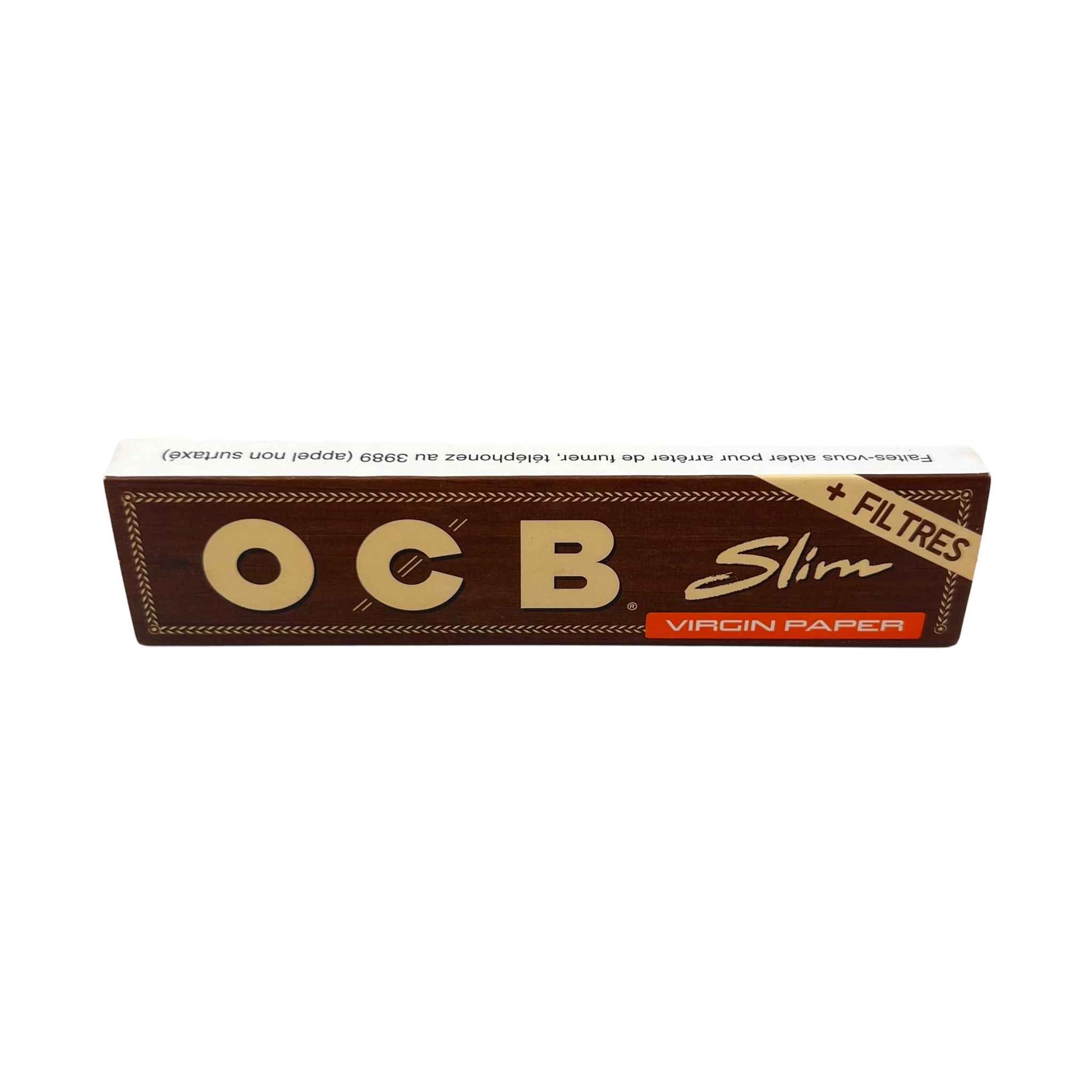 Feuille à rouler slim avec cartons - OCB Virgin (image 1)