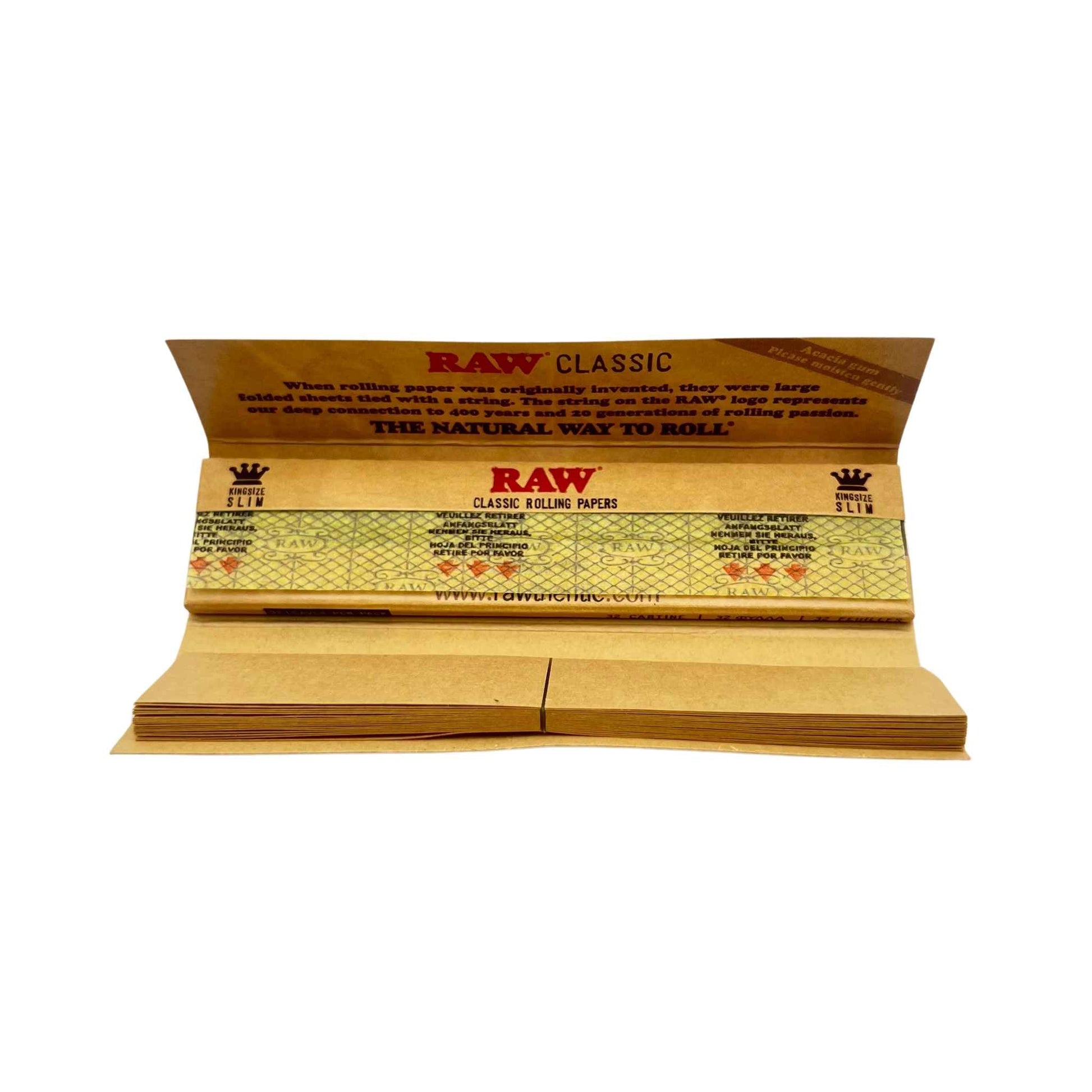 Feuille à rouler slim avec cartons - RAW Conoisseur (image 2)