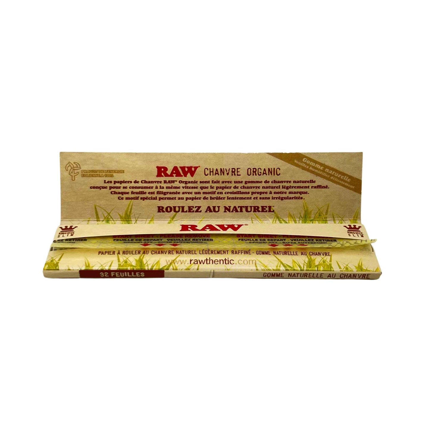 Feuille à rouler slim - RAW Organique (image 2)