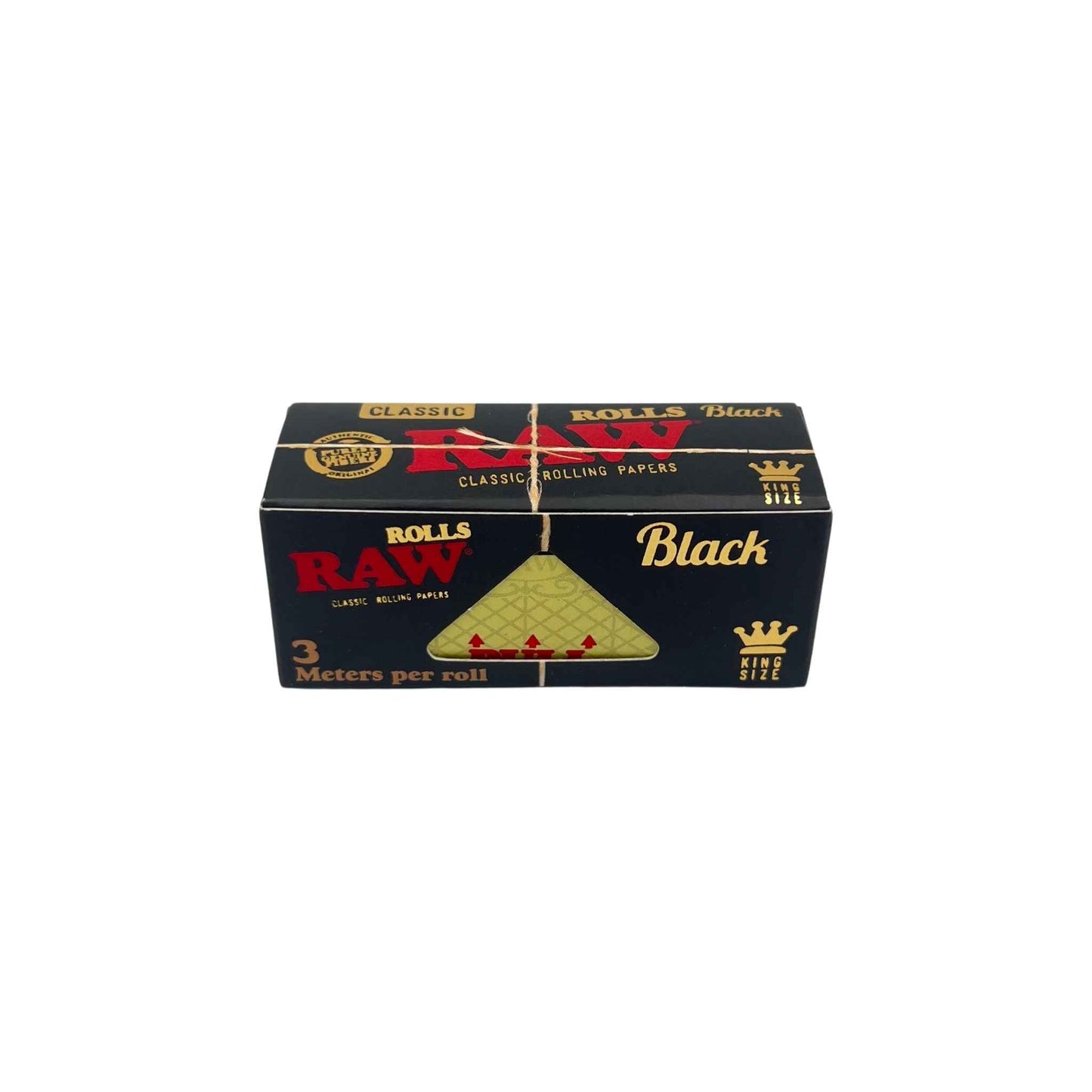 Papier à rouler rolls king size - RAW Black (image 1)