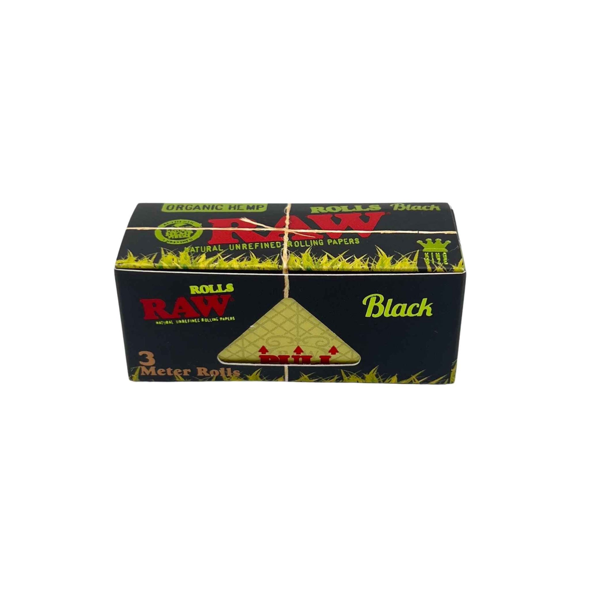Papier à rouler rolls king size - RAW Black Organique (image 1)