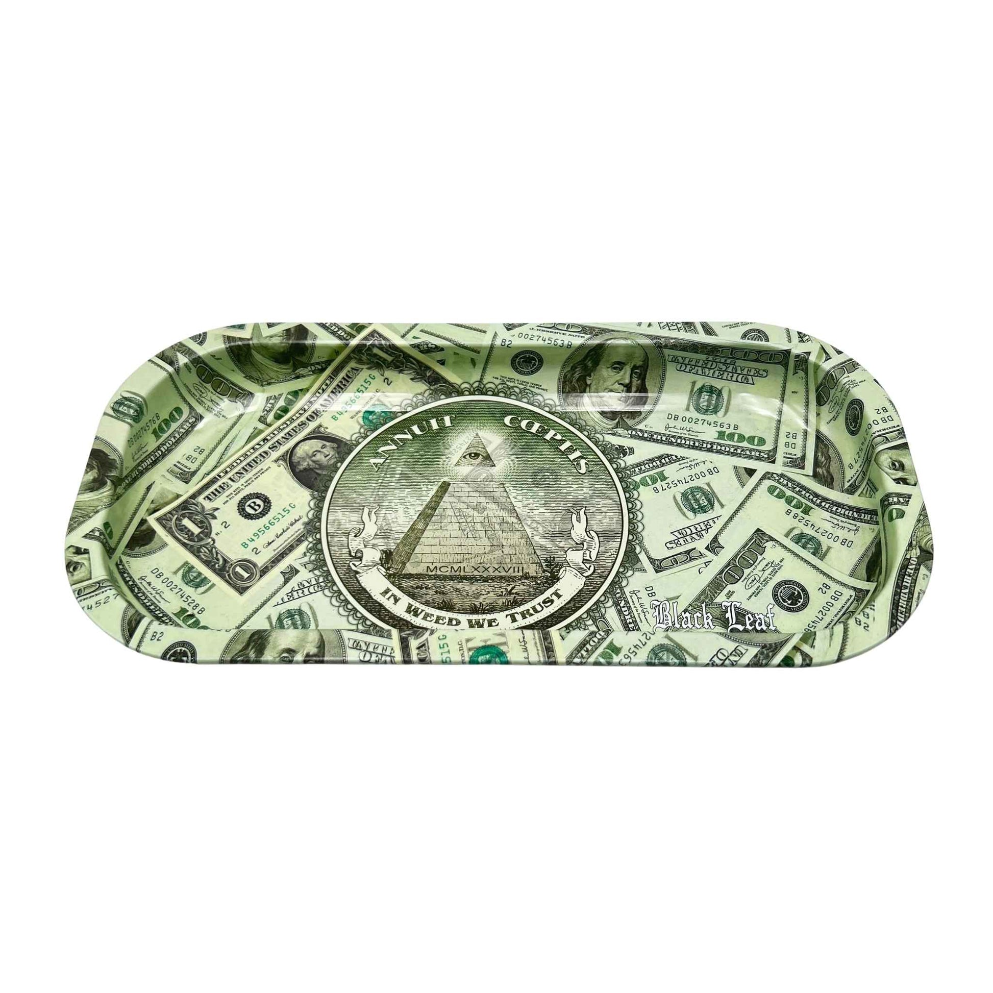 Plateau à rouler - Black Leaf "I weed we trust” (image 1)
