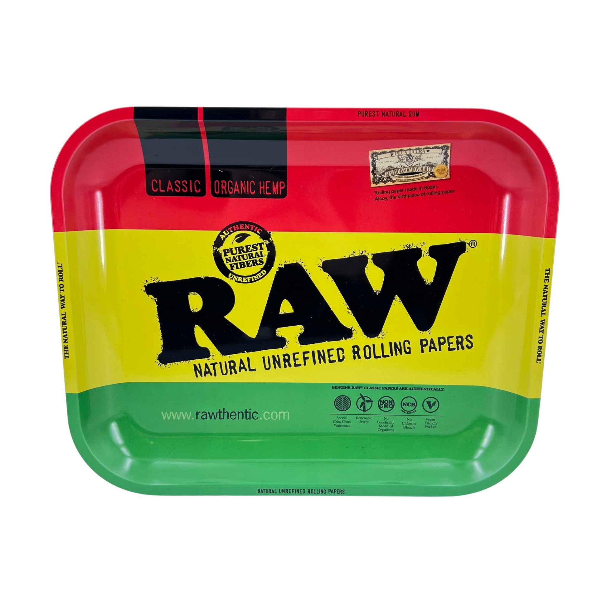 Plateau à rouler - RAW Rasta (image 1)