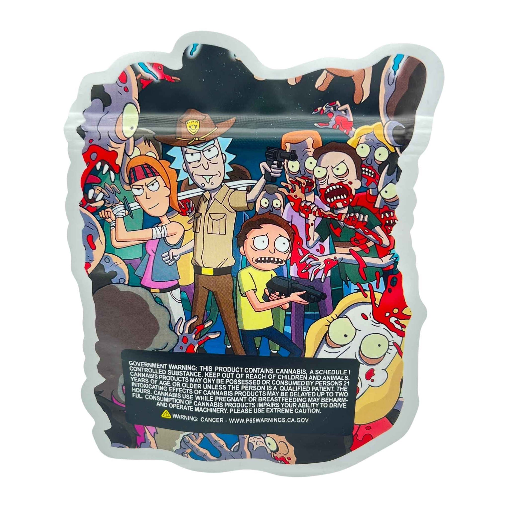 Sachet ZIP 15 x 12 cm - Rick et Morty walking (image 2)